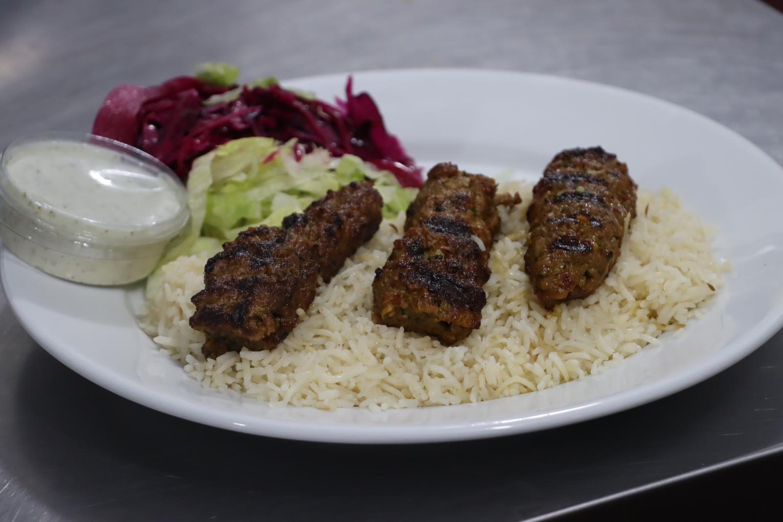 Kofte and Rice