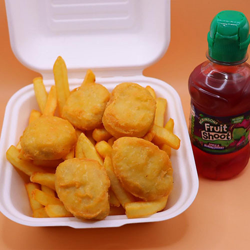 Kids Nuggets 5 Pcs and Chips